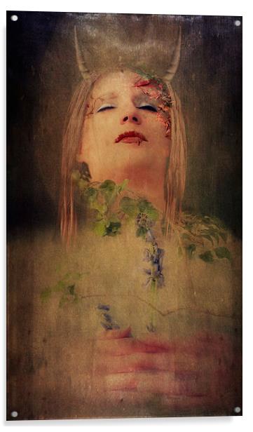 Kiss of Death Acrylic by Dawn Cox