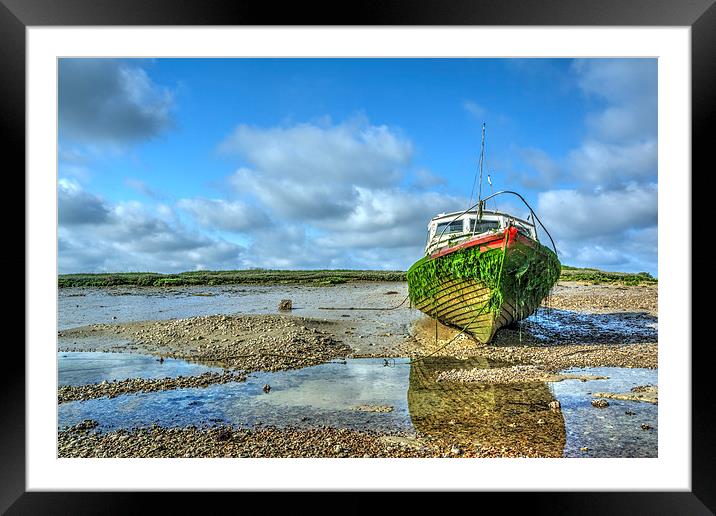 Waiting for the tide Framed Mounted Print by Malcolm McHugh