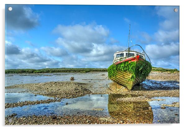 Waiting for the tide Acrylic by Malcolm McHugh