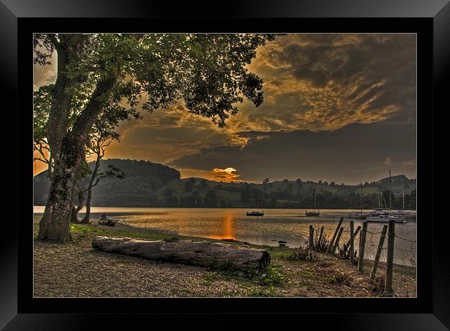 The shoreline of Ullswater Framed Print by CHRIS ANDERSON