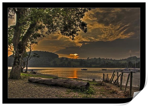 The shoreline of Ullswater Print by CHRIS ANDERSON