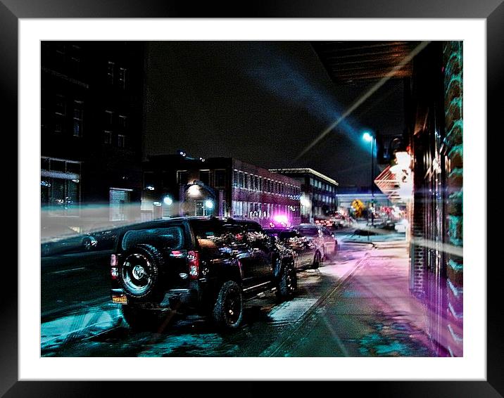 On the Streets 2 Framed Mounted Print by Pics by Jody Adams