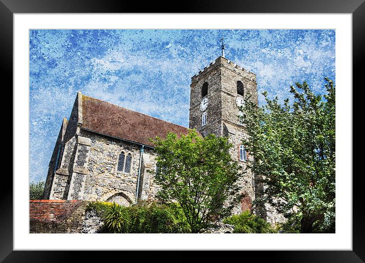 Sandwich Church Framed Mounted Print by David Hare