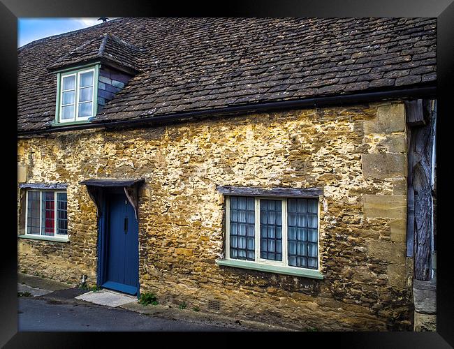 Lacock Cottage, Wiltshire, England, UK Framed Print by Mark Llewellyn