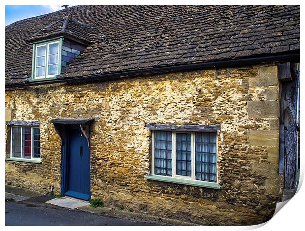 Lacock Cottage, Wiltshire, England, UK Print by Mark Llewellyn