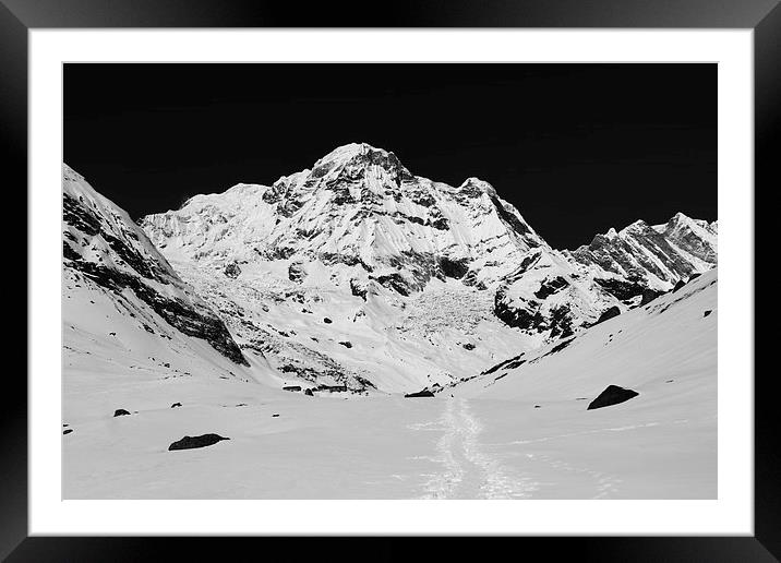 Annapurna South 7219m Framed Mounted Print by Aidan Moran