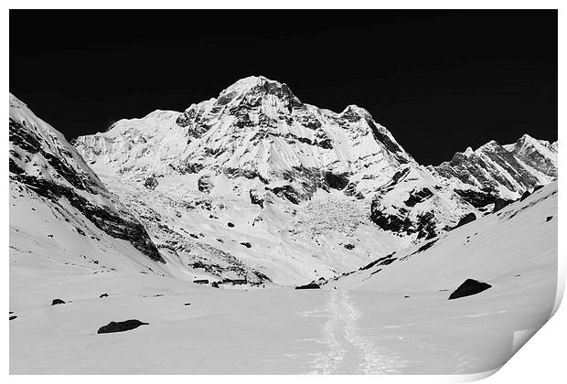 Annapurna South 7219m Print by Aidan Moran