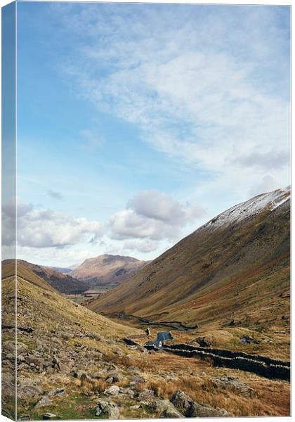 Brothers Water and the Kirkstone Pass. Canvas Print by Liam Grant