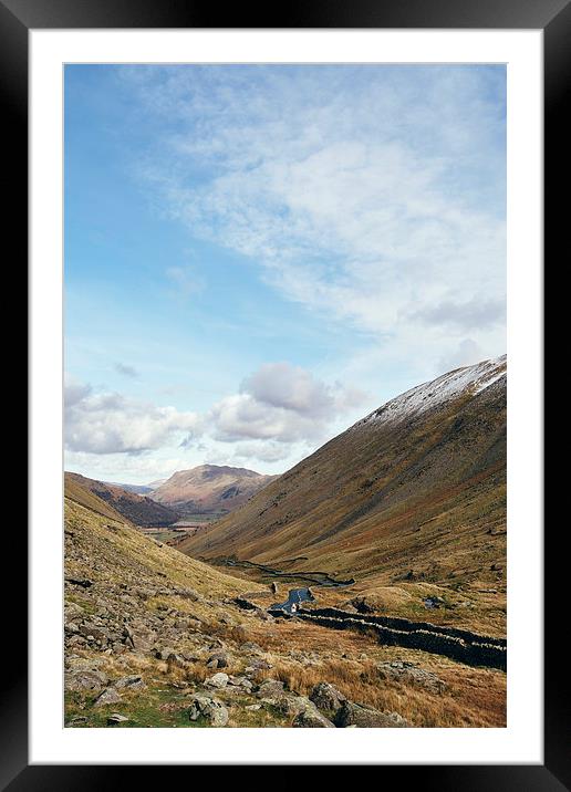 Brothers Water and the Kirkstone Pass. Framed Mounted Print by Liam Grant