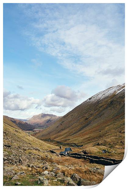 Brothers Water and the Kirkstone Pass. Print by Liam Grant