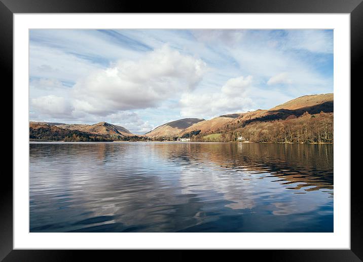 Grasmere and Helm Crag beyond. Framed Mounted Print by Liam Grant