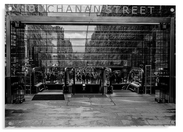 Buchanan Street Acrylic by John Hastings