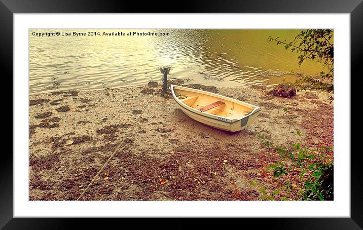 Peggy Is All Alone Framed Mounted Print by Lisa PB