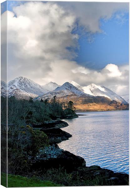 The Five Sisters of Kintail Canvas Print by Jacqi Elmslie
