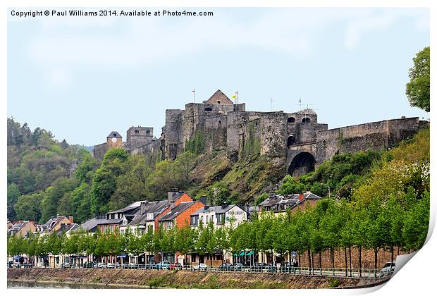 Fortress at Bouillon Print by Paul Williams