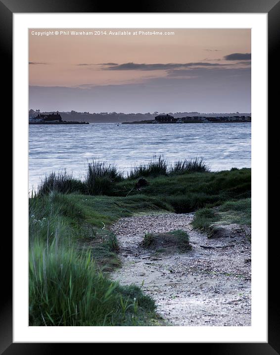 Christchurch Harbour Framed Mounted Print by Phil Wareham