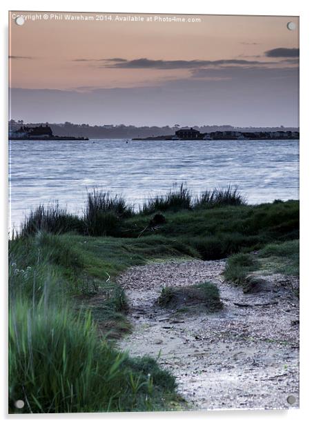 Christchurch Harbour Acrylic by Phil Wareham