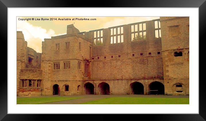 Dudley Castle Framed Mounted Print by Lisa PB