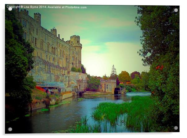 Warwick Castle Acrylic by Lisa PB