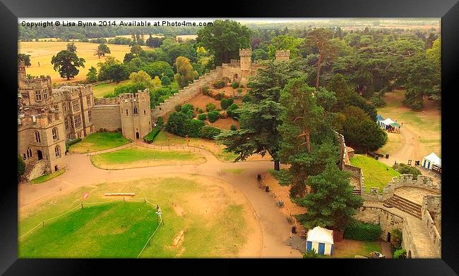 Warwick Castle Framed Print by Lisa PB