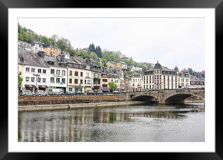 Town Center at Bouillon Framed Mounted Print by Paul Williams
