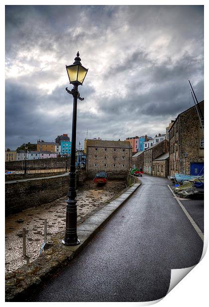 Tenby Harbour Print by Simon West