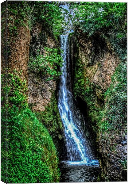 Dyserth Waterfall Canvas Print by stewart oakes