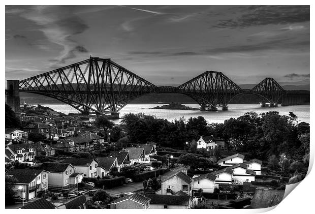 The Bridge Print by jim scotland fine art