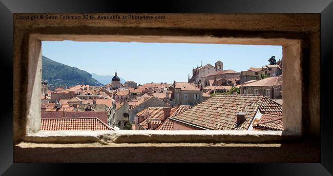 Dubrovnik Framed Print by Sean Foreman