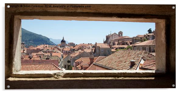 Dubrovnik Acrylic by Sean Foreman