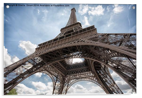 Eiffel Tower, Paris Acrylic by Sheila Smart