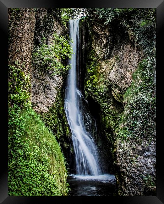 Dyserth Waterfall 2 Framed Print by stewart oakes