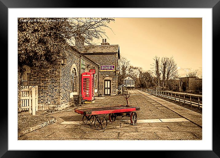 Hadlow Road Station Framed Mounted Print by Pete Lawless