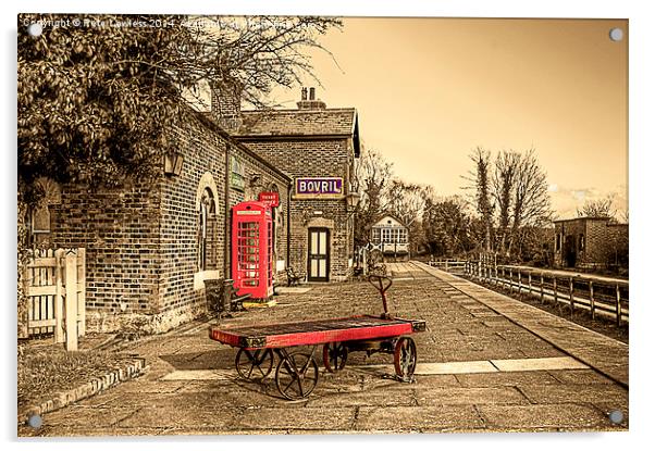 Hadlow Road Station Acrylic by Pete Lawless