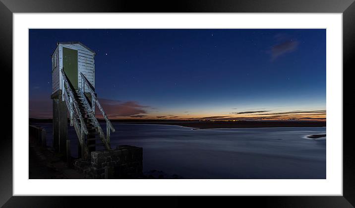 Holy Island causeway Framed Mounted Print by Richard Armstrong