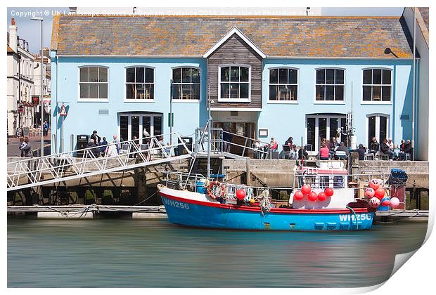 Weymouth Harbour Print by Graham Custance
