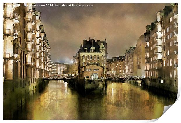 Speicherstadt Print by Julie Woodhouse