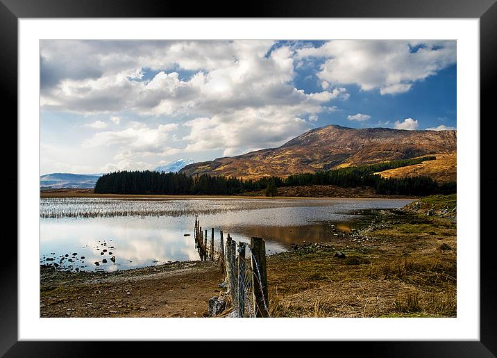 Loch Cill Chroisg Framed Mounted Print by Jacqi Elmslie