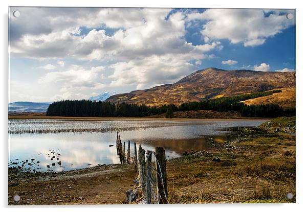Loch Cill Chroisg Acrylic by Jacqi Elmslie