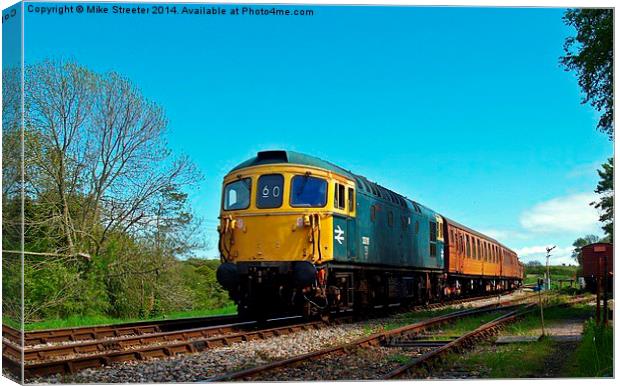 Crompton and 4TC Canvas Print by Mike Streeter