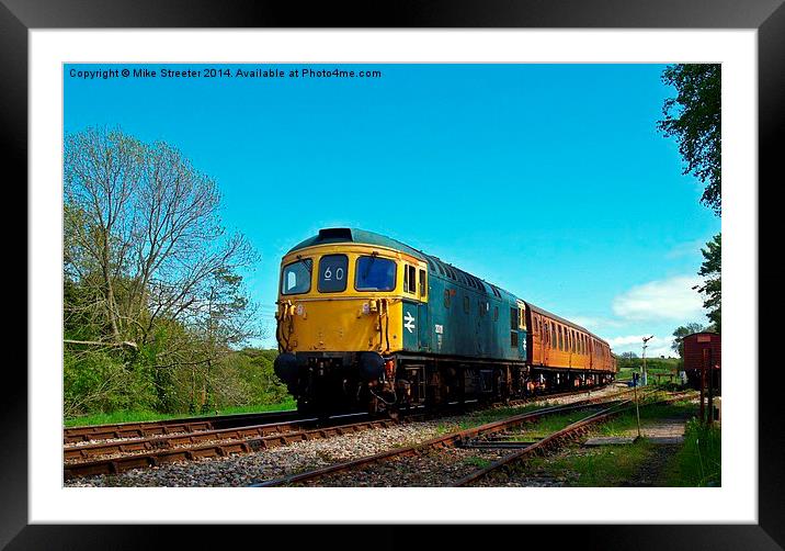 Crompton and 4TC Framed Mounted Print by Mike Streeter