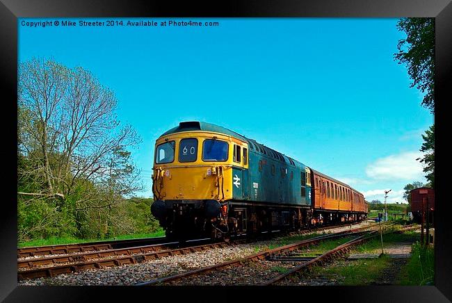 Crompton and 4TC Framed Print by Mike Streeter
