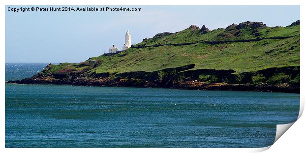 The Lighthouse Start Point Devon Print by Peter F Hunt