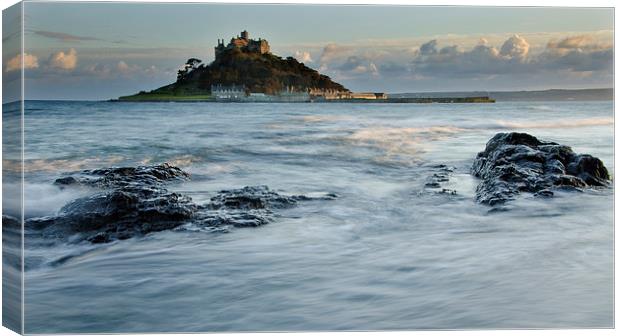 St Michaels Mount, Cornwall, England Canvas Print by David Stephens