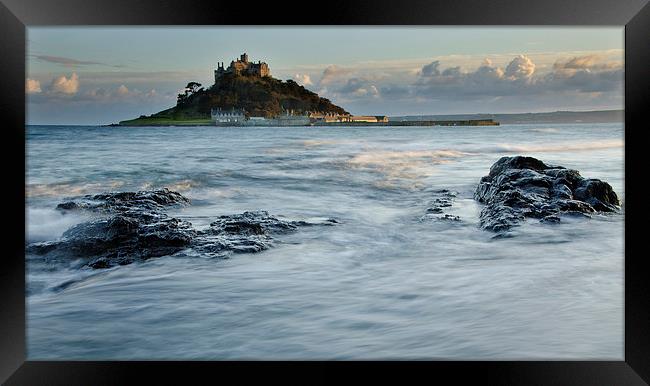 St Michaels Mount, Cornwall, England Framed Print by David Stephens