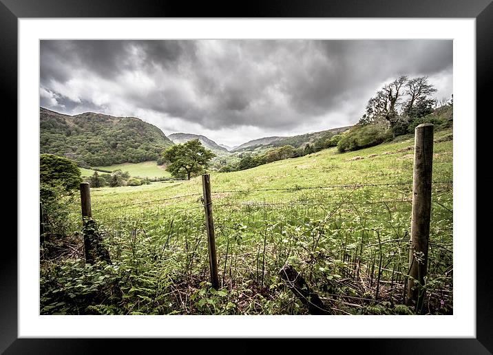 Conwy Valley Framed Mounted Print by Sean Wareing
