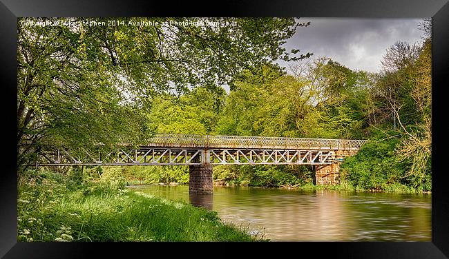 Grandholm Bridge Framed Print by Mike Stephen