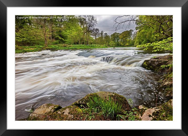 River Don at Woodside Framed Mounted Print by Mike Stephen