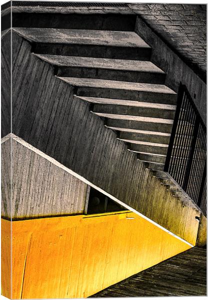 Stairway to nowhere Canvas Print by Nick Fulford
