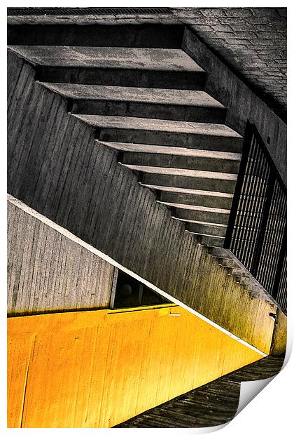 Stairway to nowhere Print by Nick Fulford